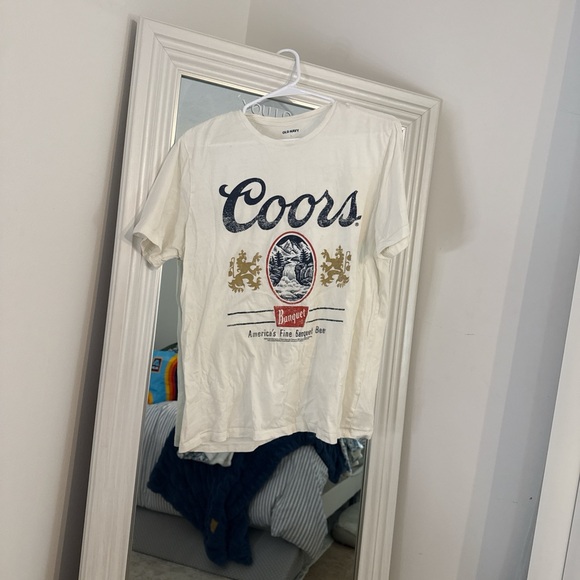 Old Navy Other - Old Navy White Coors Graphic Short Sleeve Tee